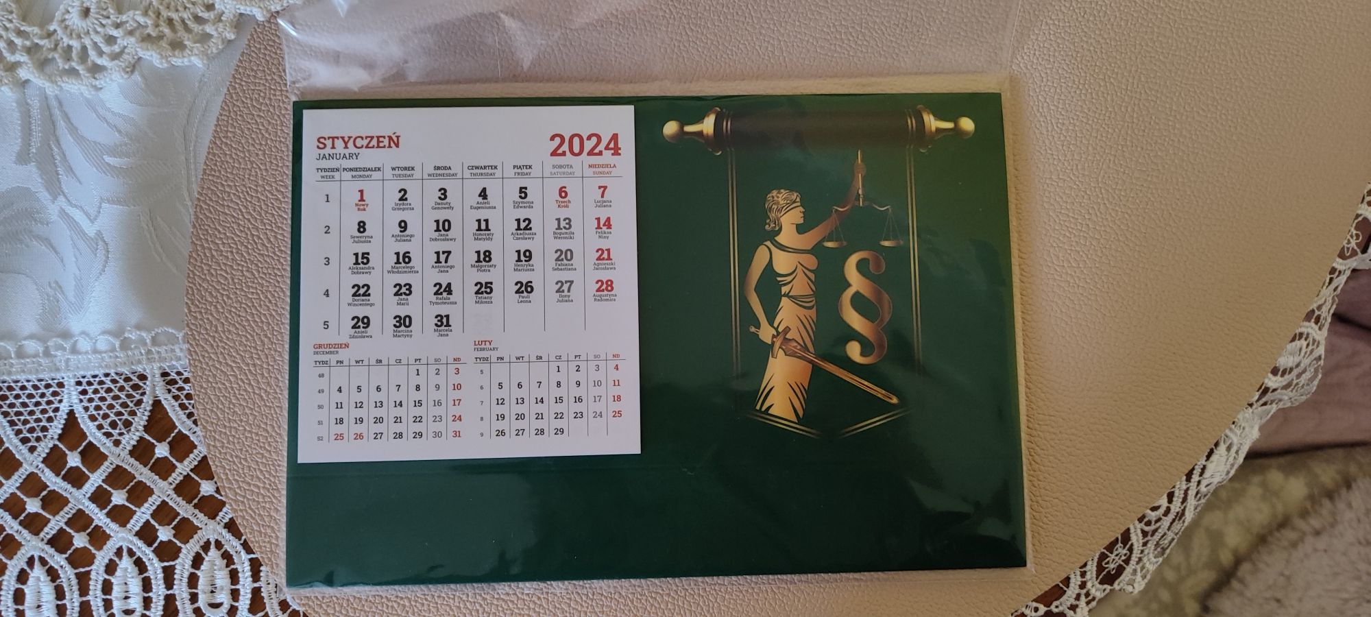 Nowy kalendarz adwokacki 2024