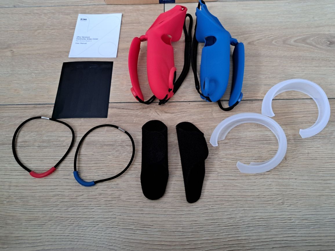 Uchwyty kontrolera Kiwi Design Top Version V3 do Oculus Quest 2