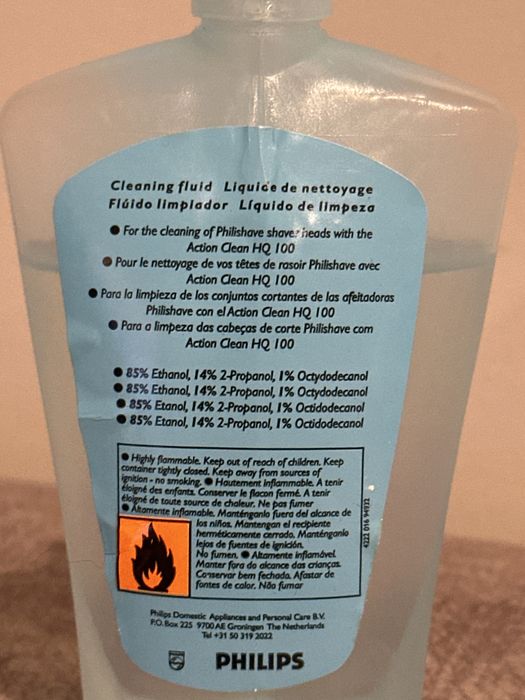 Liquido Limpeza e Lubrificação Philips HQ100