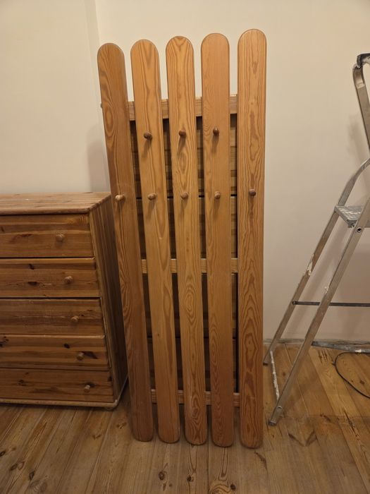 Wieszak drewniany 170x60cm do przedpokoju