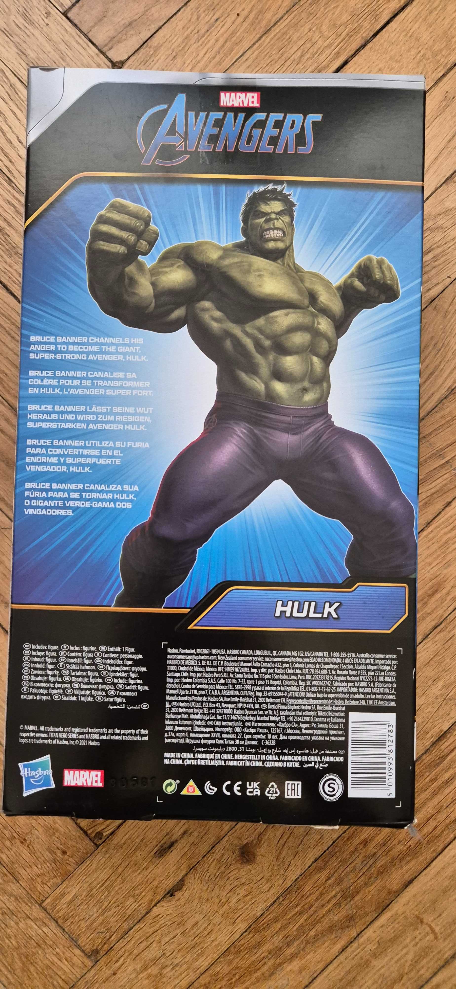 Hulk Titan Hero Series Avengers Nowy Oryginalny