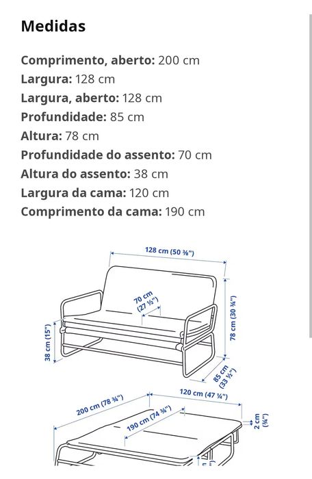 Sofá Cama Knisa IKEA
