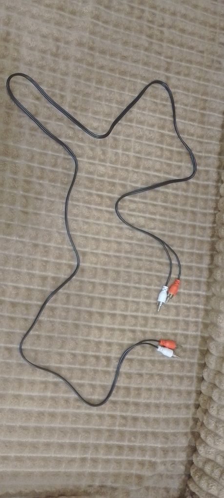 Шнур, кабель міжблоковий, тюльпан 2RCA на 2RCA для TV, AUX, T2, 1.5-2м