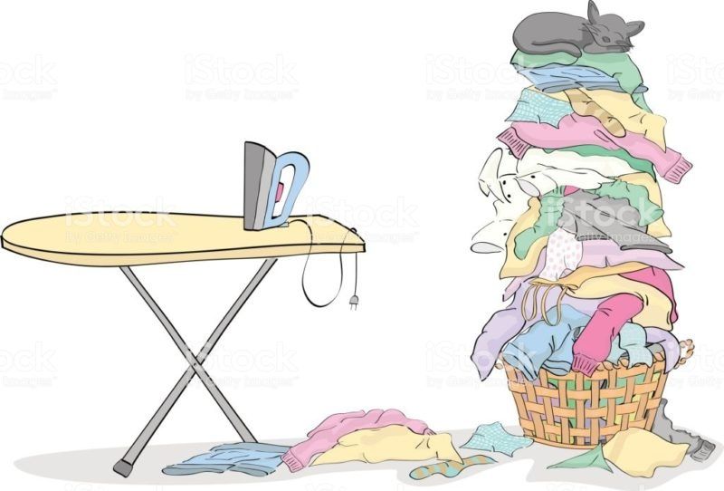 Cansada/o passar a ferro