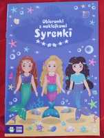 "Ubieranki z naklejkami syrenki"