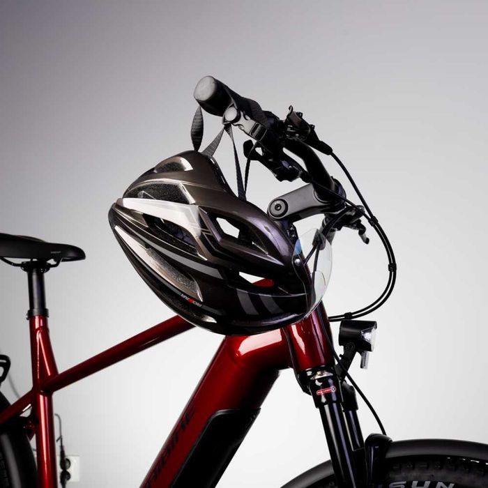 Kask rowerowy ROXAR SPEED ciemny (połysk) rozm.M (54-57cm)