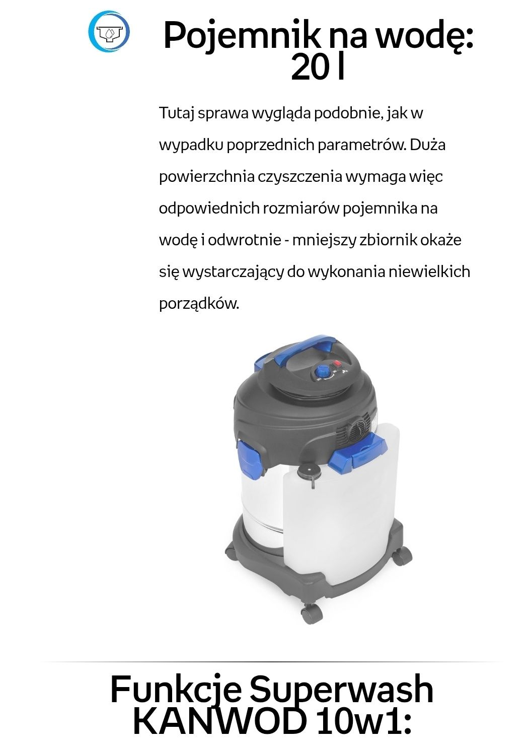 Odkurzacz na sucho i mokro