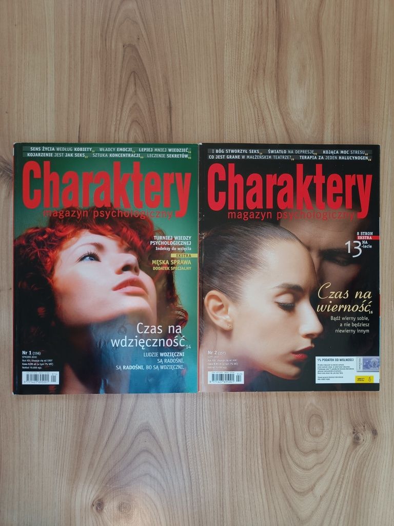 Czasopismo Charaktery magazyn 2010