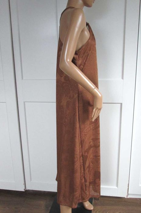 Primark długa sukienka wizytowa vintage M L 38 40 jak NOWA