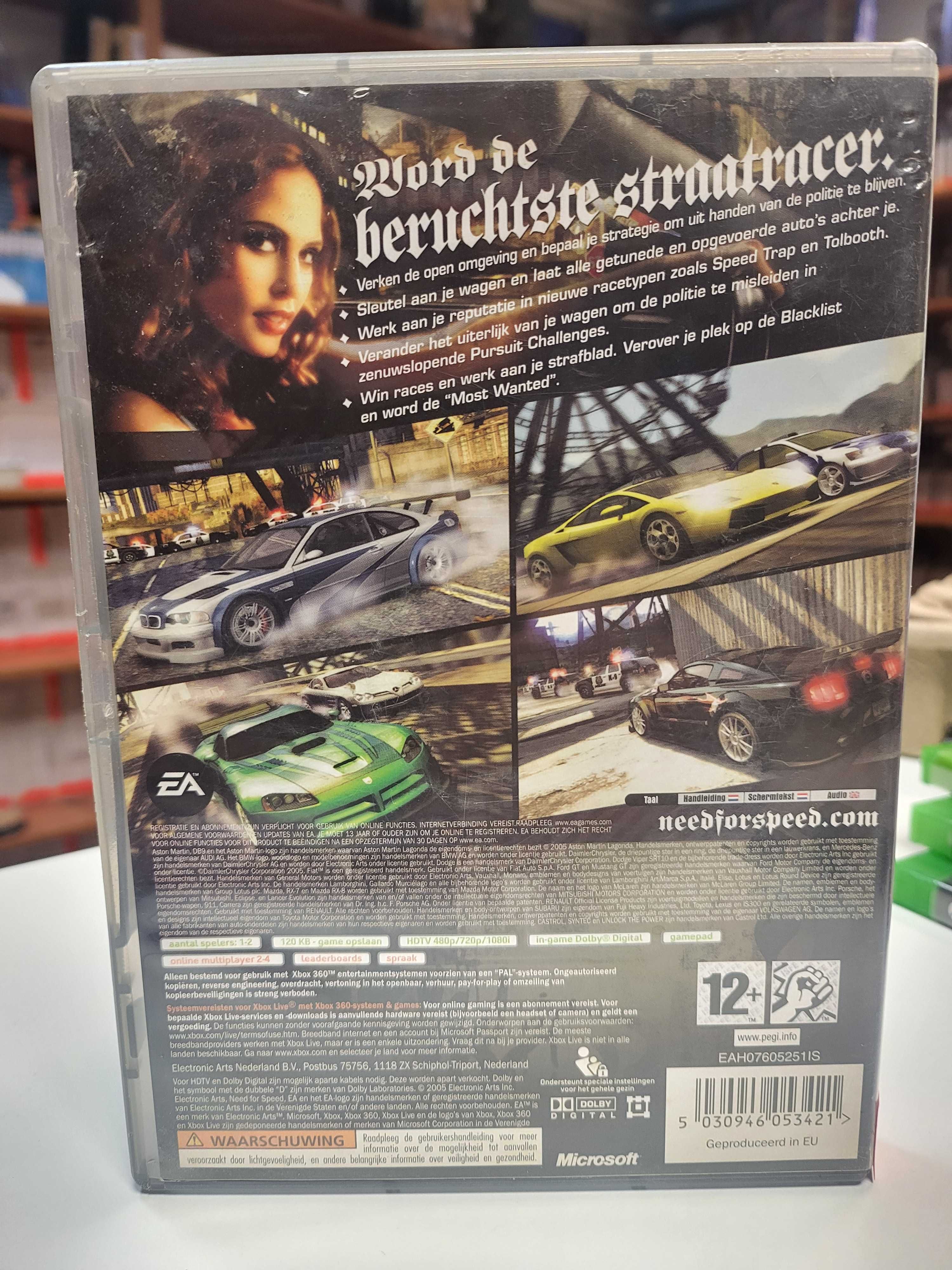 Need for Speed: Most Wanted Xbox 360 Klasyk Unikat ANG SklepRetroWWA