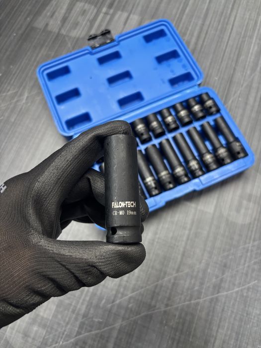 Набір ударних головок 1/2" 10-19 мм 20 шт  Польща Falon Tech FT2012P
