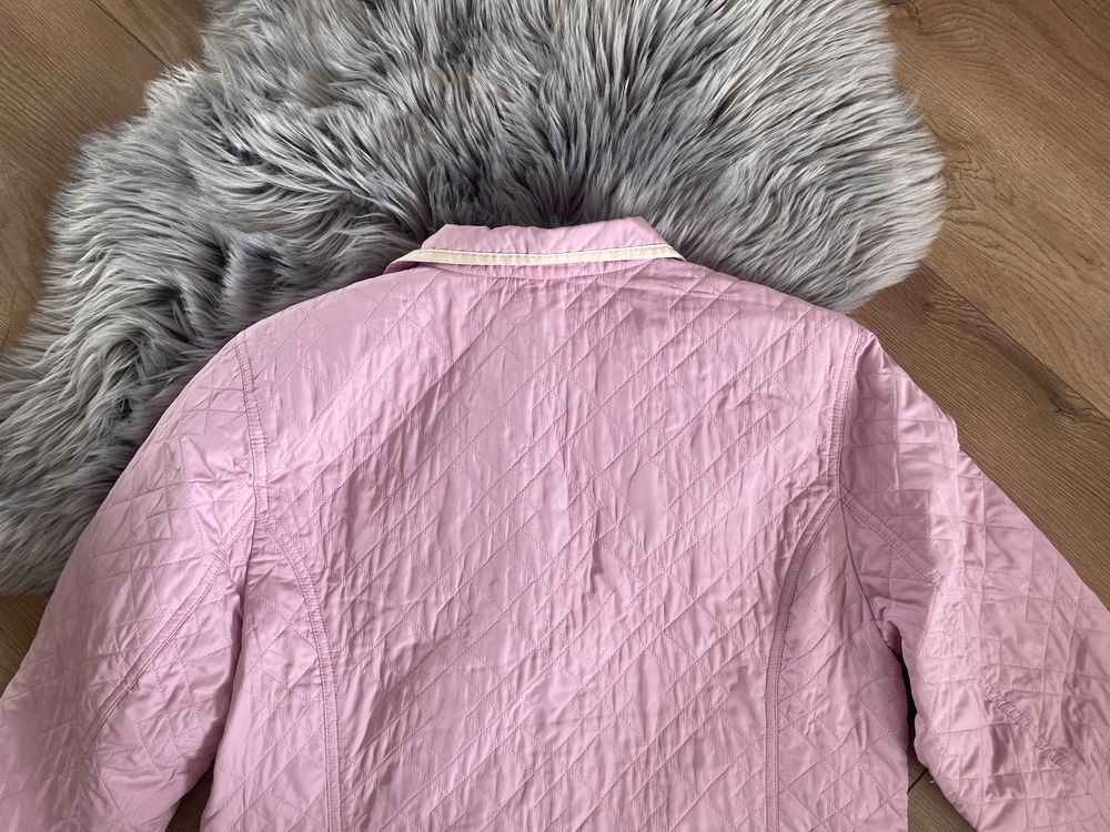 pudrowo różowa pikowana kurtka Gerry Weber rozmiar 46 plus size