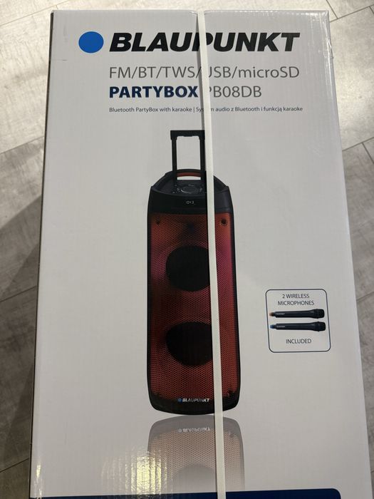 Nowy glosnik przenosny Blaupunkt Party Box PB08DB 700W bluetooth