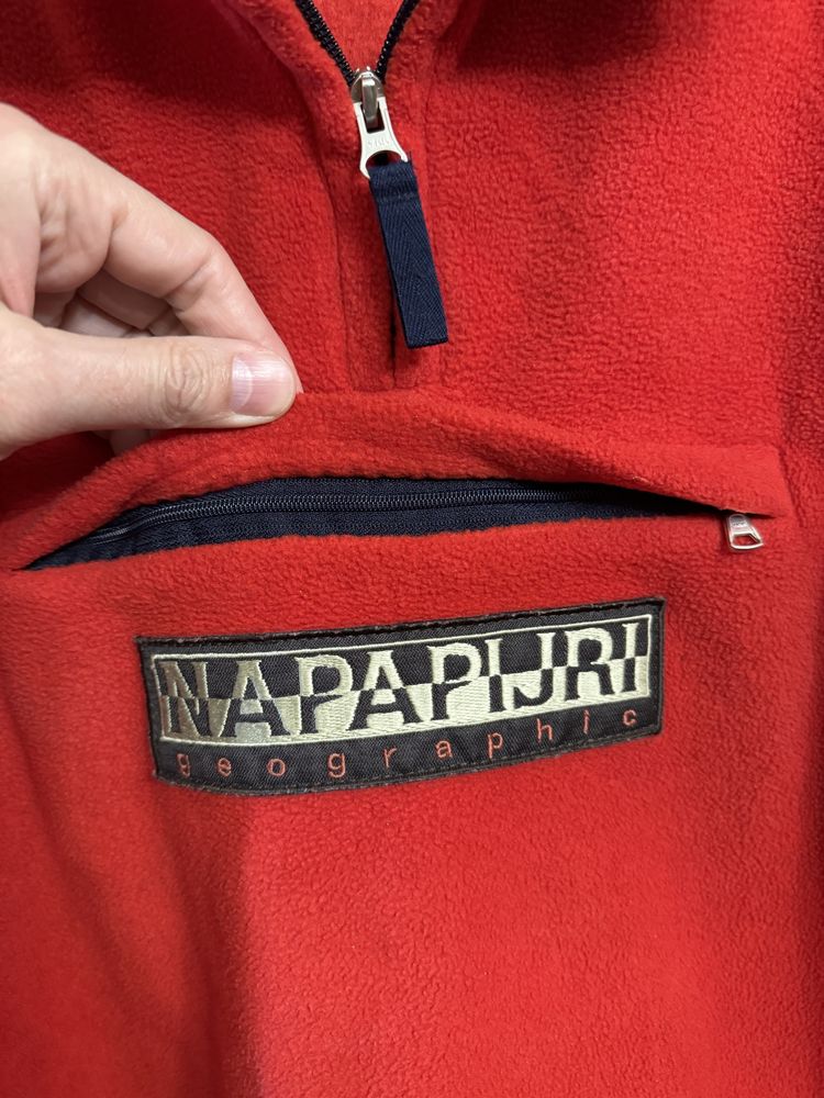 Napapijri флiс анорак вінтаж на xl
