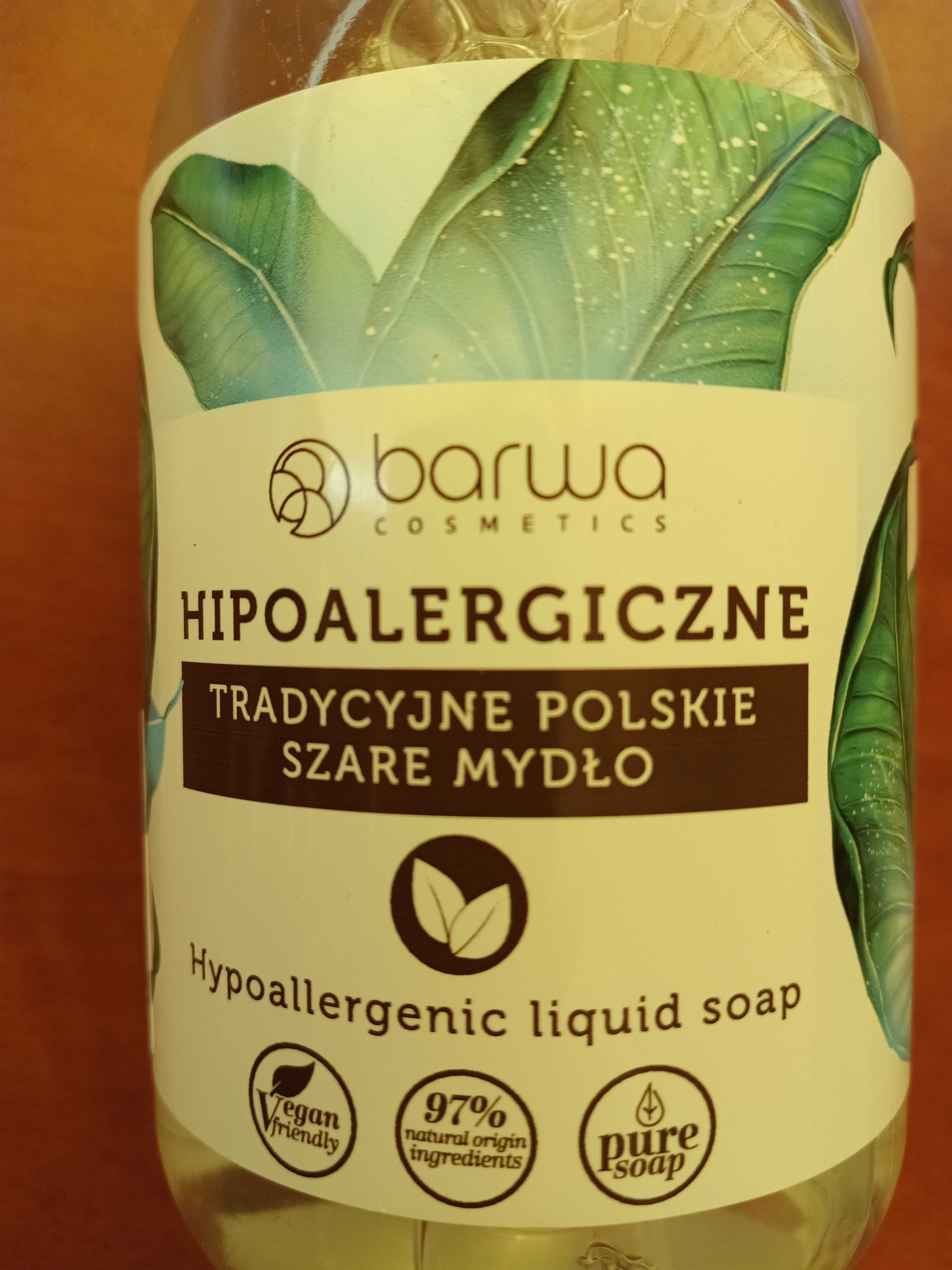 Tradycyjne Polskie Szare Mydło w płynie  BARWA 500 ml