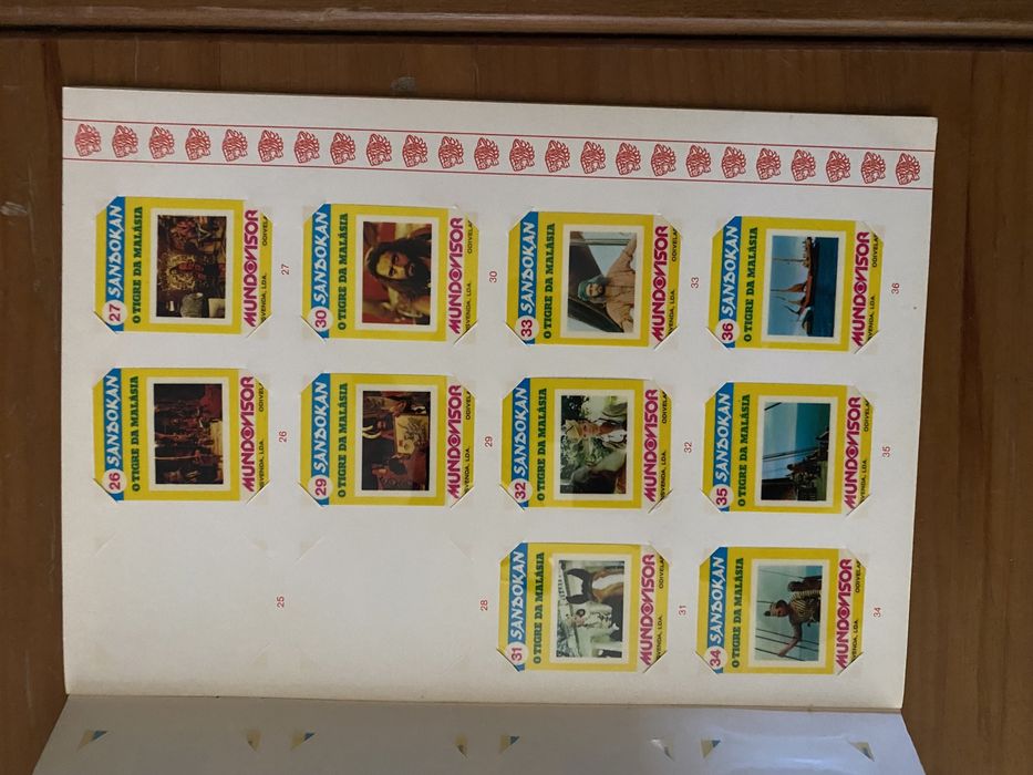 Sandokan album de transparências