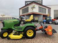 kosiarka traktor John Deere x740 agregat+WOM+hydraulika +glebogryzarka