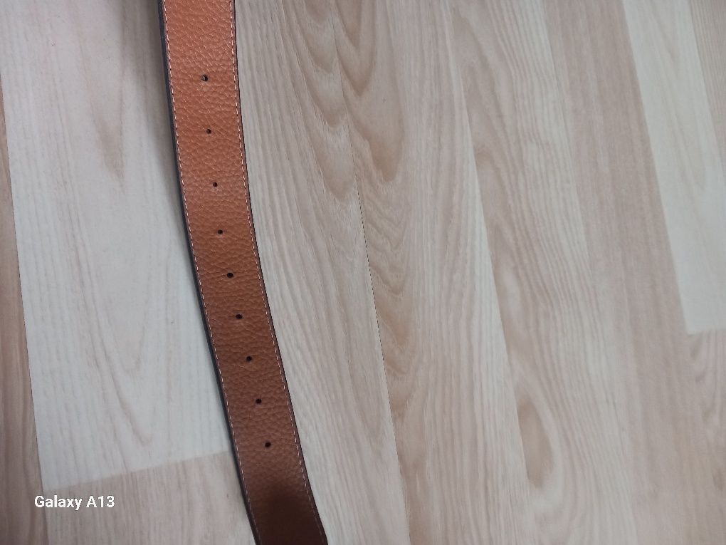 Hermes double kolor pas skorzany męski 105cm