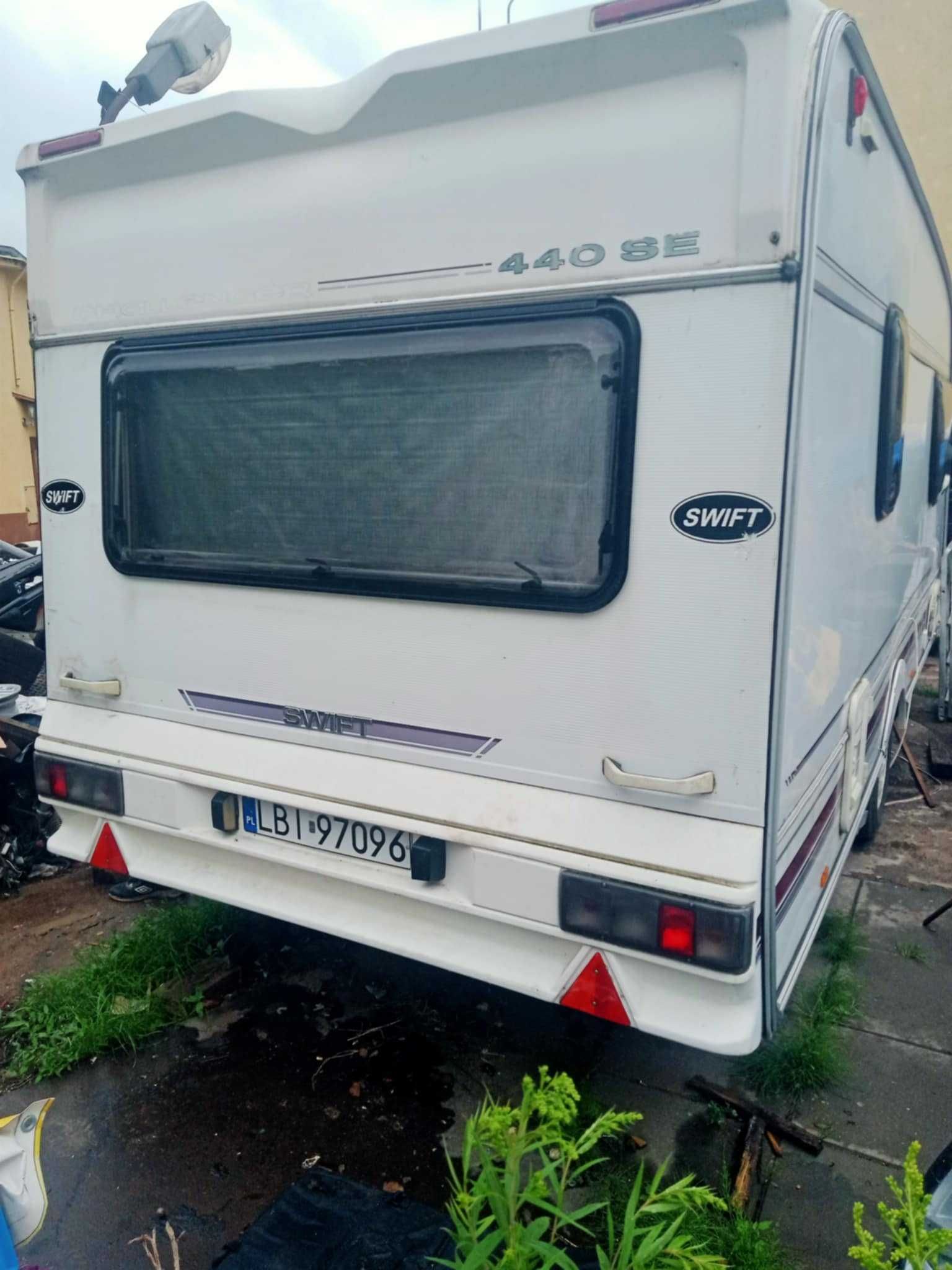 Przyczepa Kempingowa zarej  4 os, z toaletą i prysznicem przedsionkiem