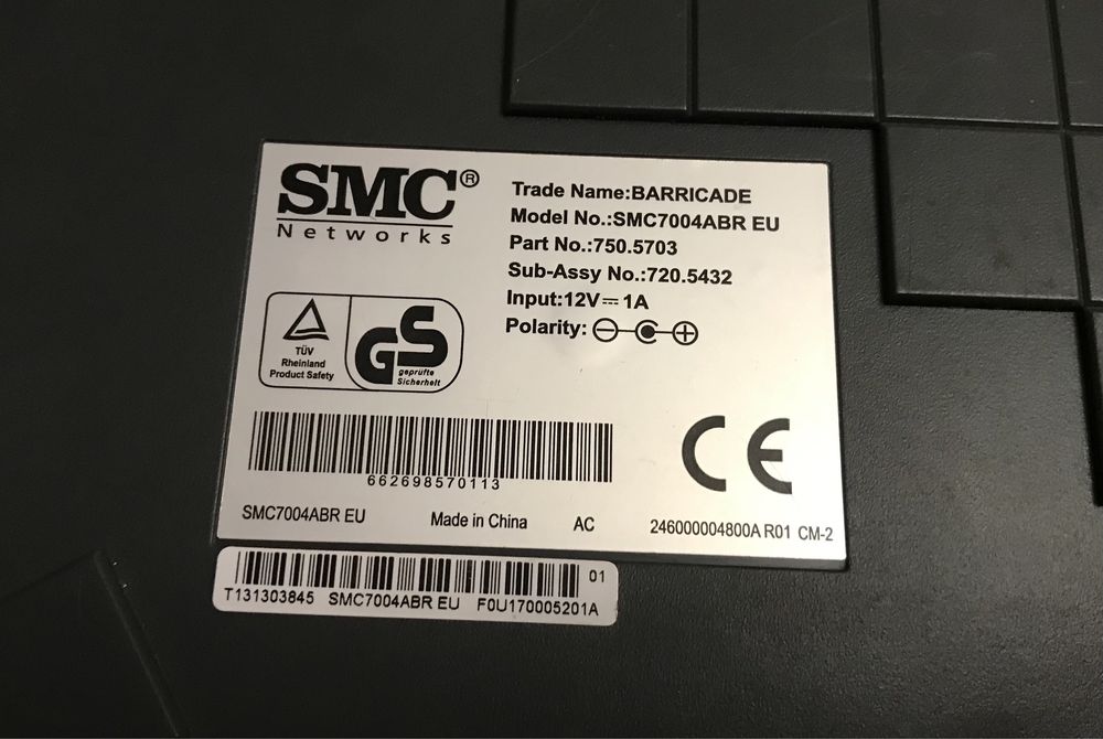 SMC Networks Barricade SMC7004ABR