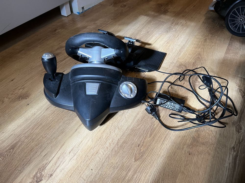 Kierownica TRACER Zonda PS2 / PS3 / USB – sprawna, retro