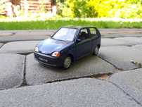 Fiat Seicento 600 (Sejak) 1:32, czarne tablice