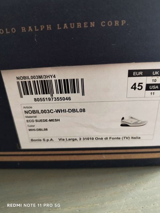 Buty sportowe polo 44