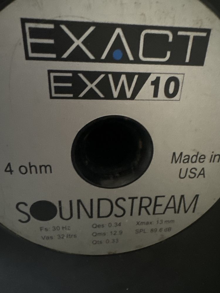 Woofer Soundstream EXACT EXW 10