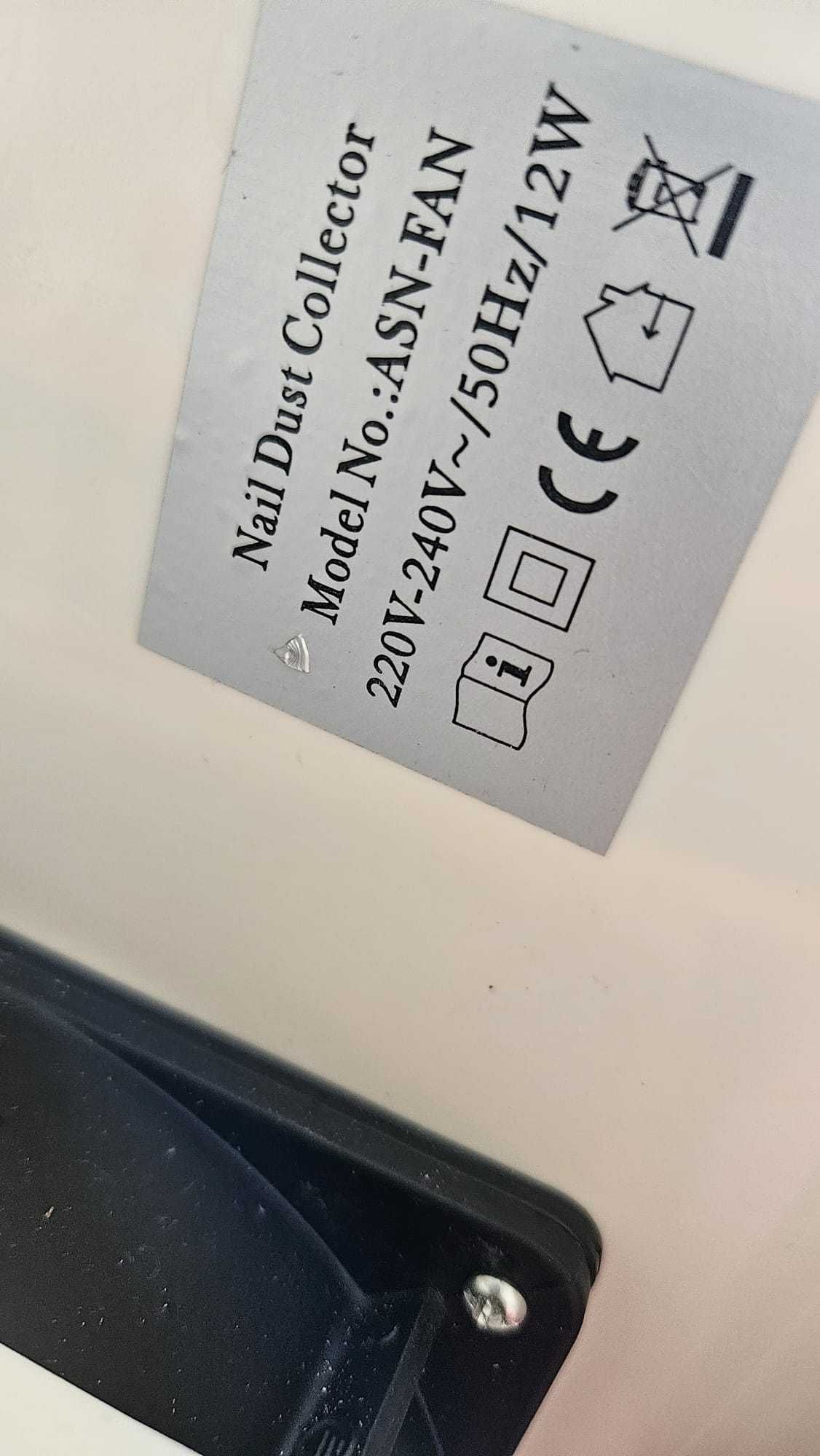Pochłaniacz pyłu Nail Dust Collector ASN-FAN – jak nowy!