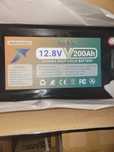 Акумулятор  LiFePO4 12,8V - 200 Ah (2560Wh) (BMS 200A/100А) пластик