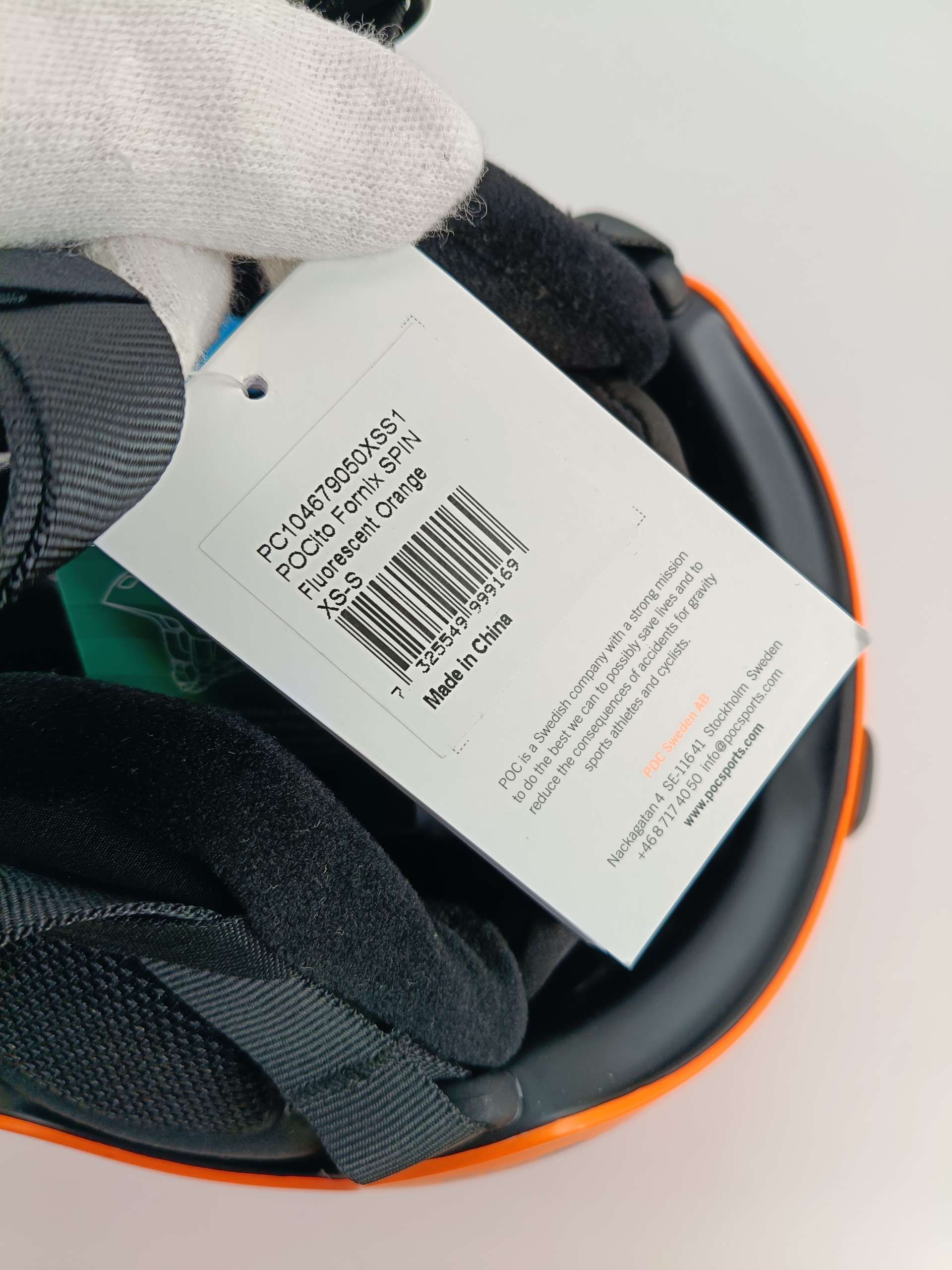 Kask Poc XS/S 51-54 cm czerwony