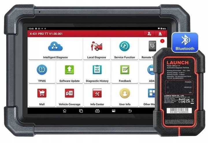 LAUNCH X431 PRO TT Interfejs Tester Skaner diagnostyczny Pro OBD2 j.PL