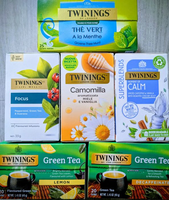 Zestaw herbat Twinings różne