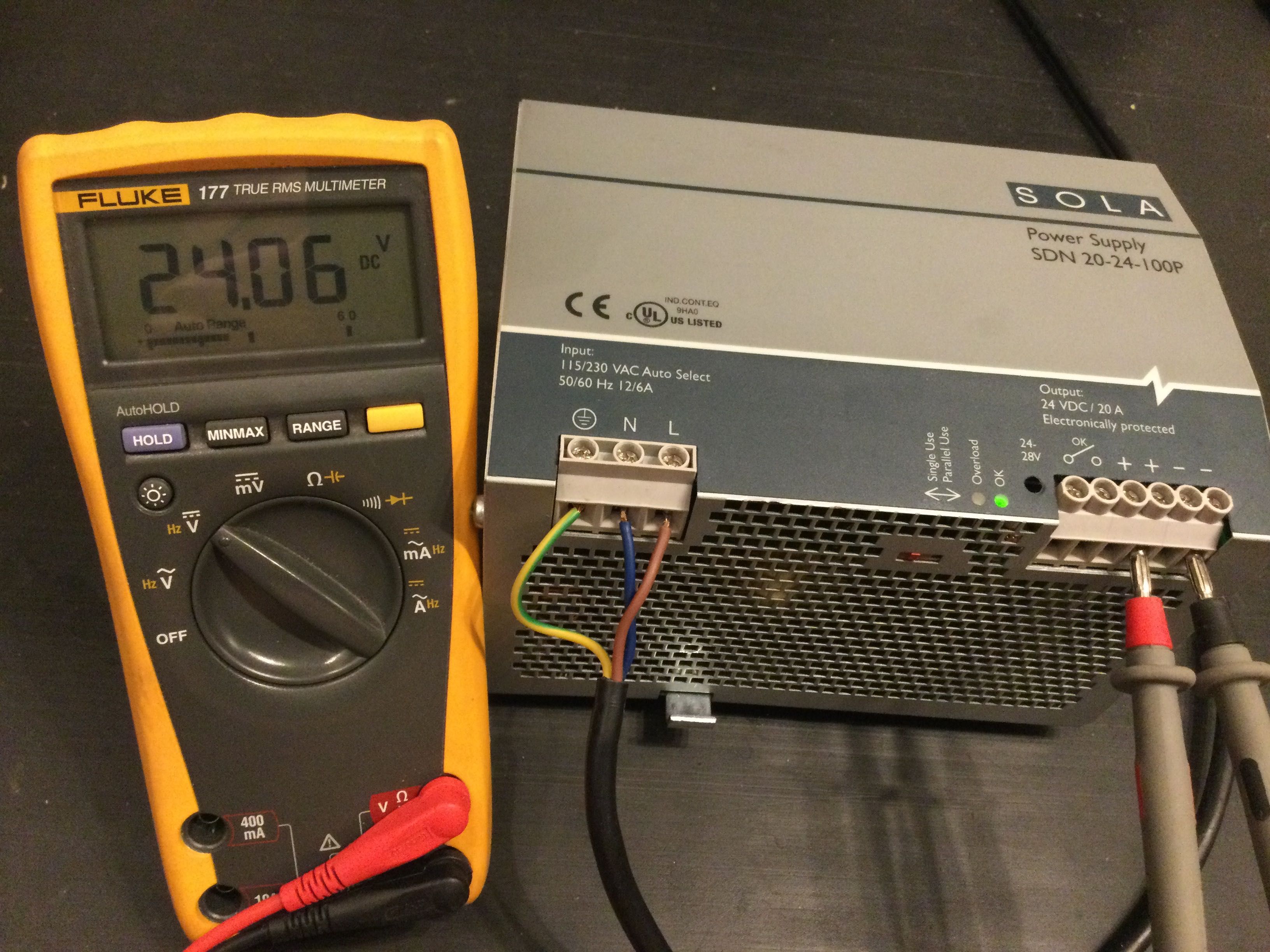Zasilacz impulsowy SOLA 24V DC 20A