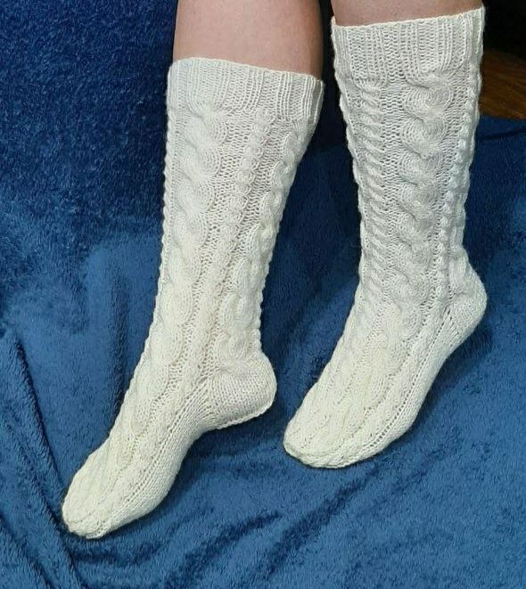 Вязаные гольфы, вязаные носочки. Носки для фотосессии.