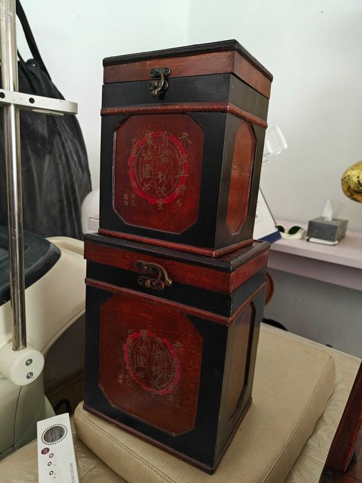 Caixas decorativa com temática oriental 2x