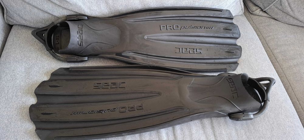 Płetwy SEAC PROPULSION S L/XL czarne  z bungee