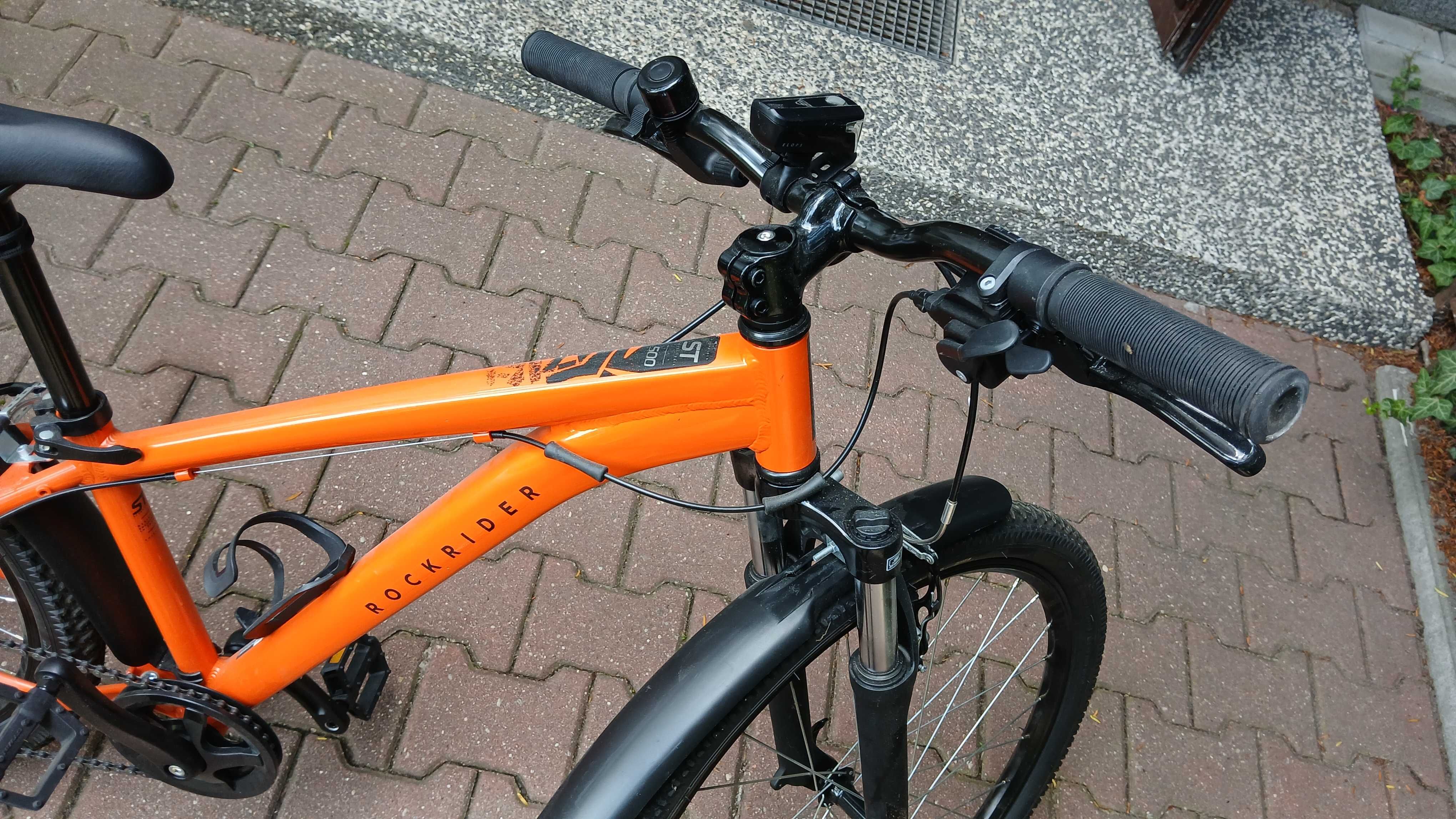 Rower górski MTB dziecięcy Rockrider st 500 + kask