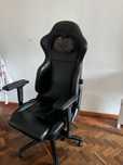 Cadeira gaming preta sparco