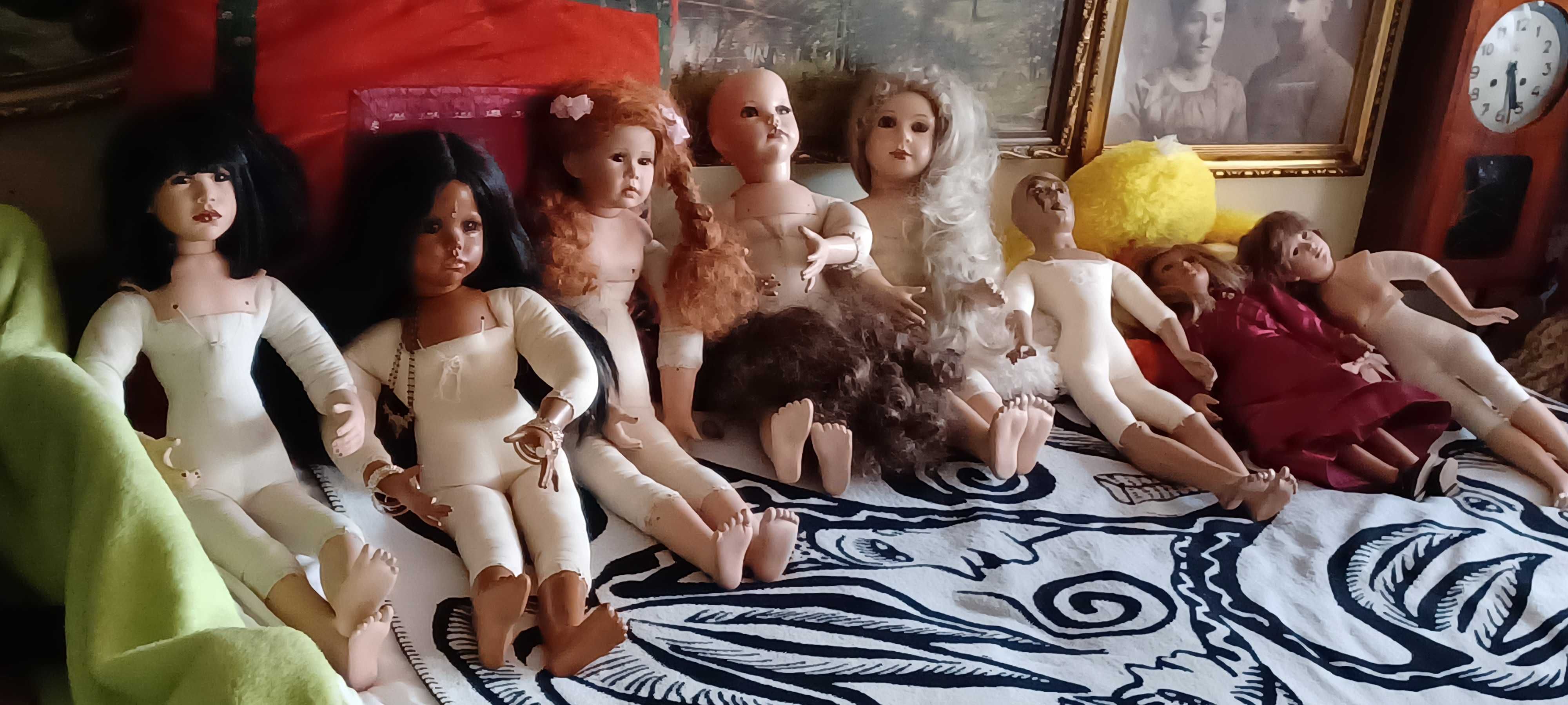 wszystkie lalki opisane sygnaturą wymiar. NIE WYSYŁAM -ZA SKINN świnki