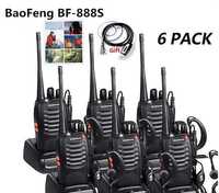 Walkie talkies - PACK 6x Intercomunicadores Rádio + Acessórios