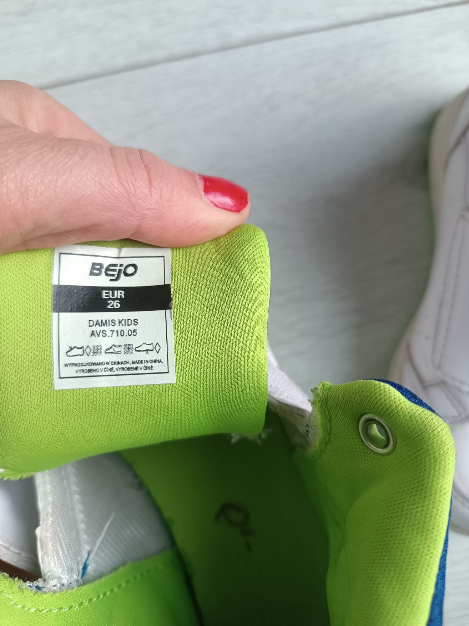 Sneakersy za kostkę buty sportowe Bejo 26