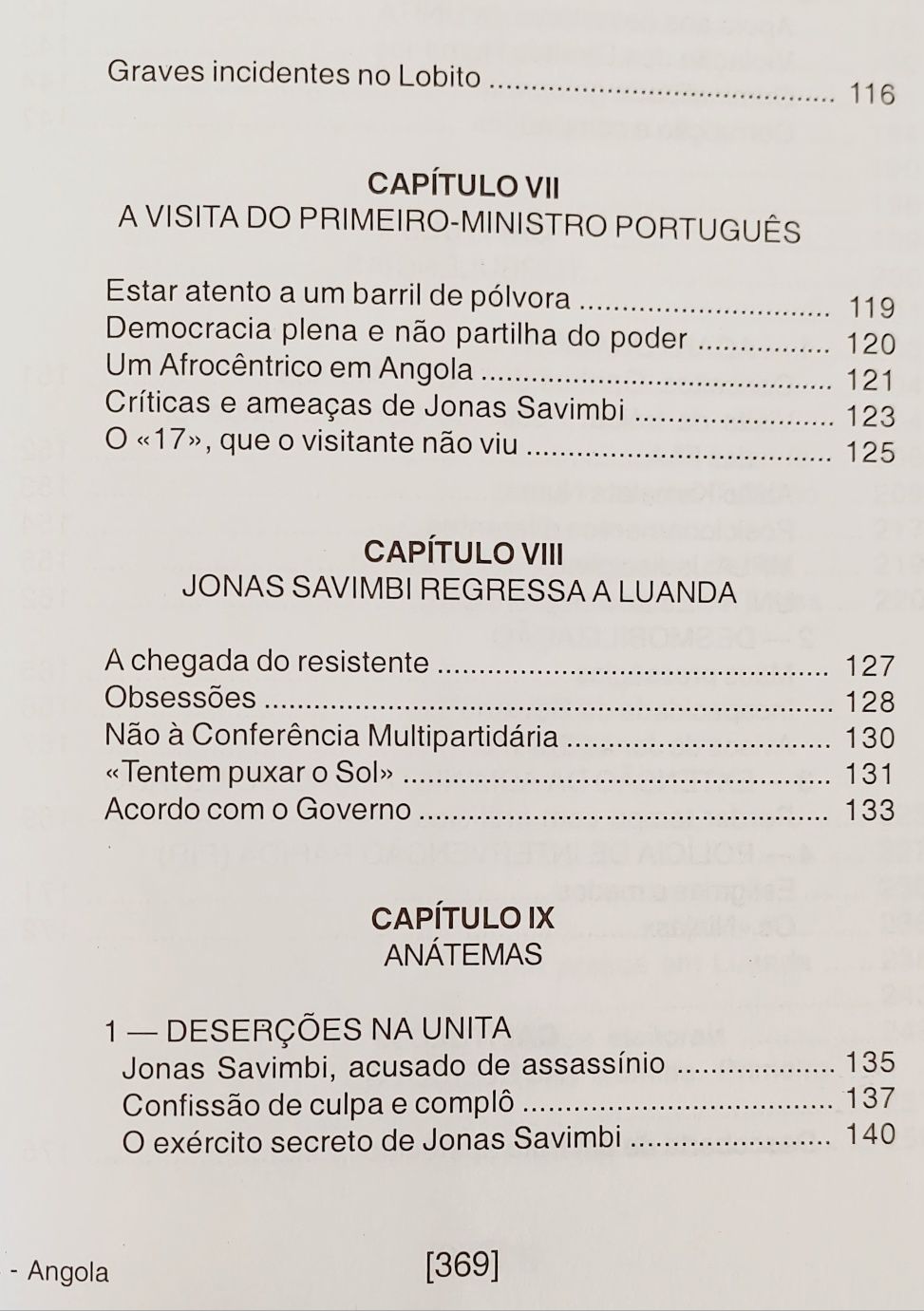ANGOLA - Cultura do Medo