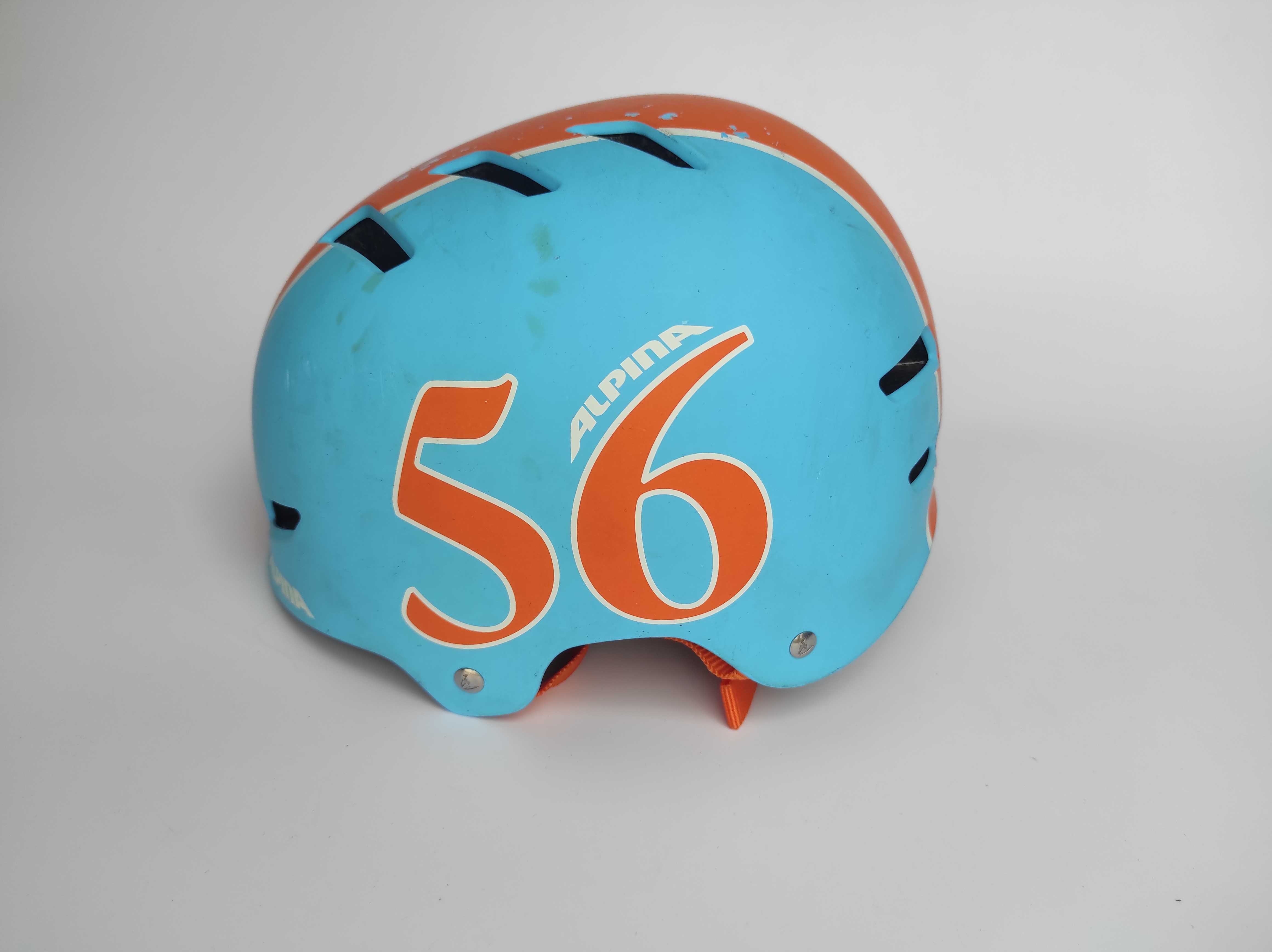 Детский шлем защитный котелок Alpina Park Jr., размер 51-55см