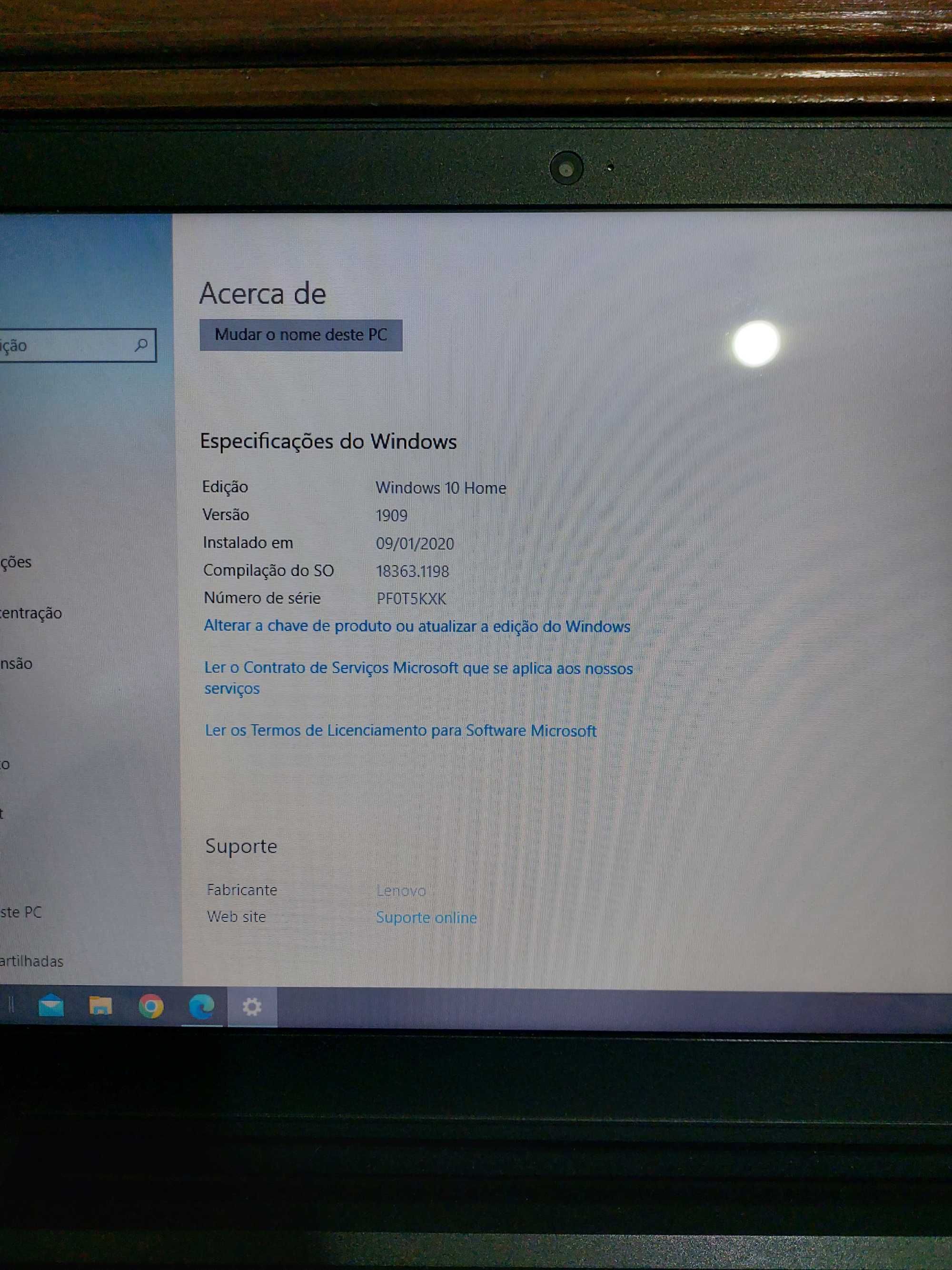 Computador lenovo