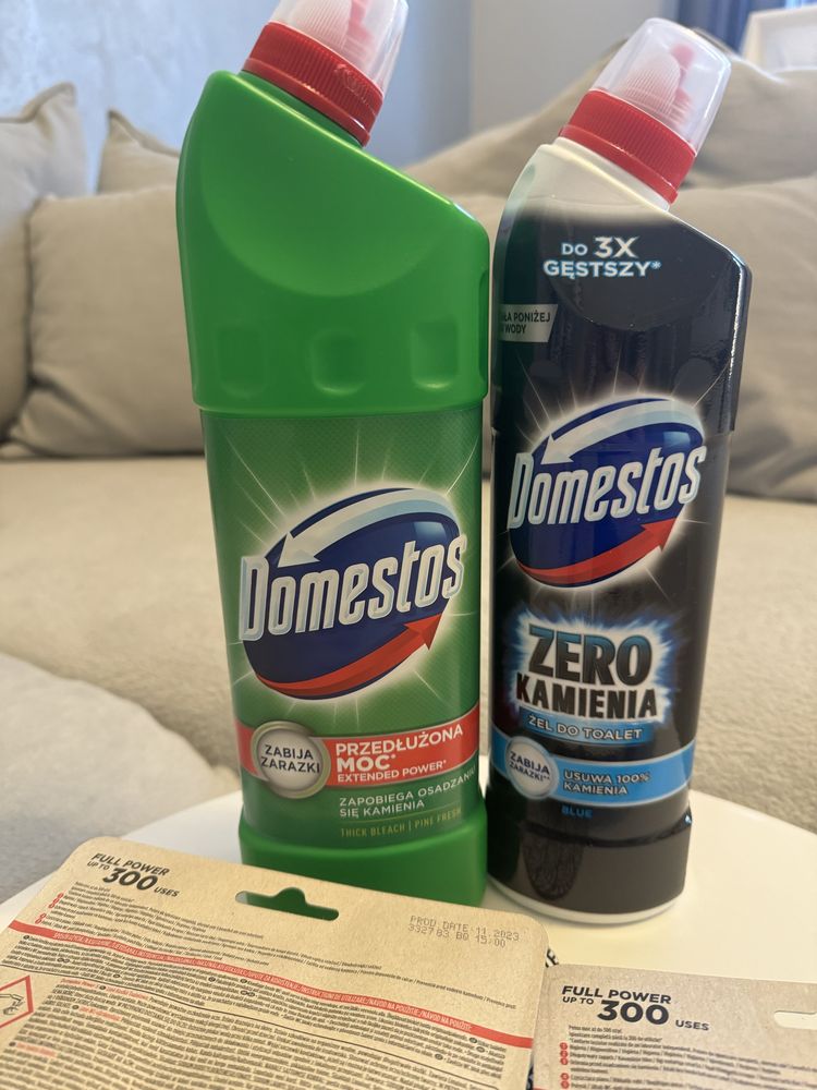 Domestos żel do toalet kostki domestos Power 5 zapas domestos