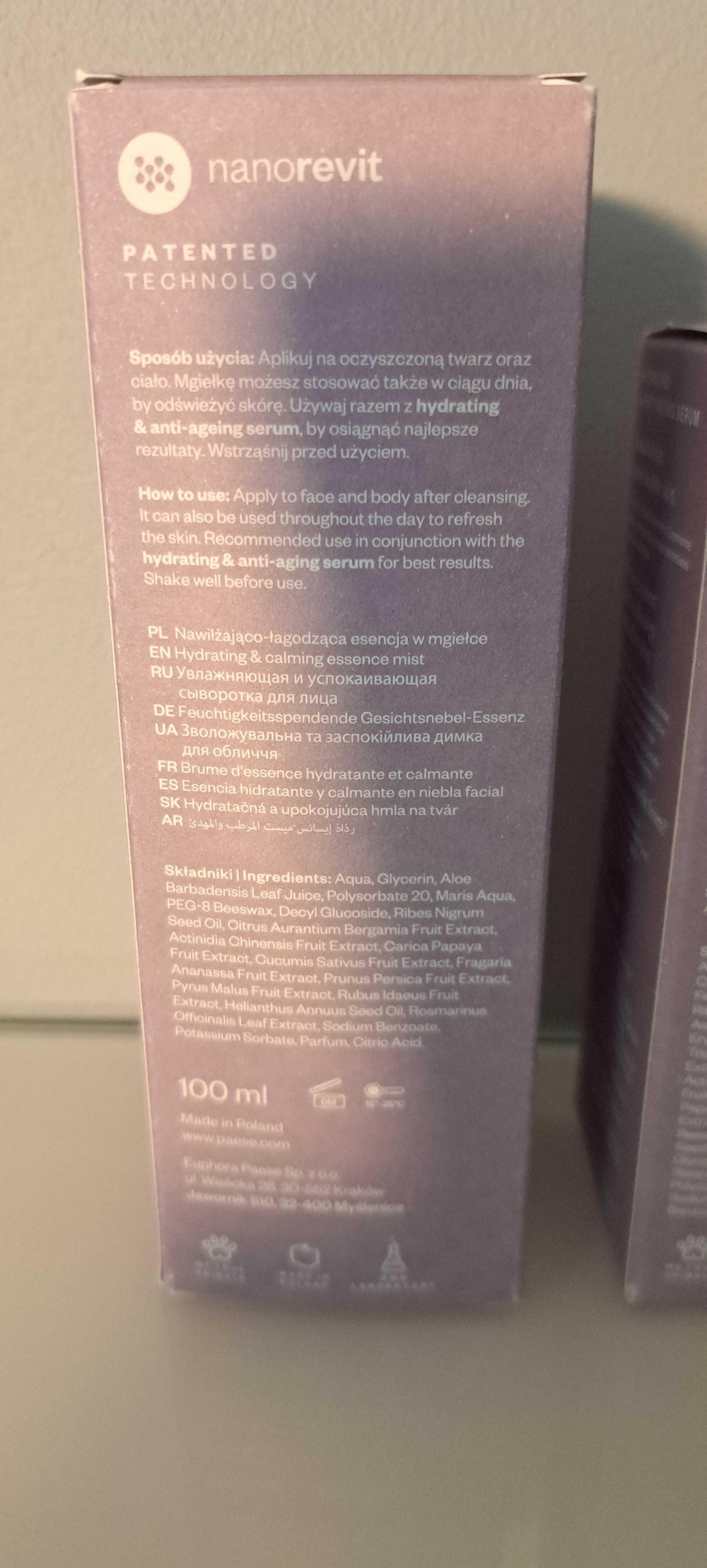Paese Zestaw prezentowy TOUCH OF CARE, serum, esencja w mgiełce
