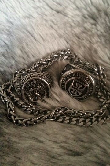 Anel Âncora Aço Inoxidável