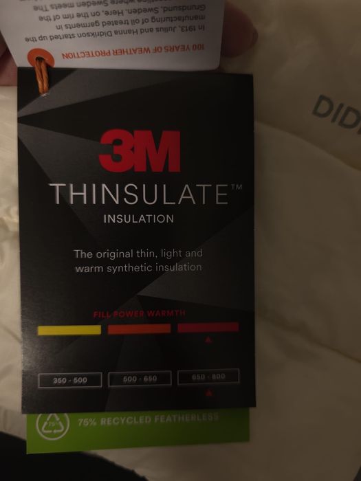 Kurtka Didriksons 3M Thinsulate kremowa ocieplana puchowa damska