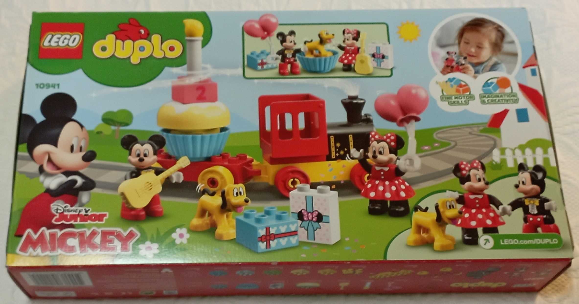 lego duplo disbey junior 10941 mickey & minie birthday train selado